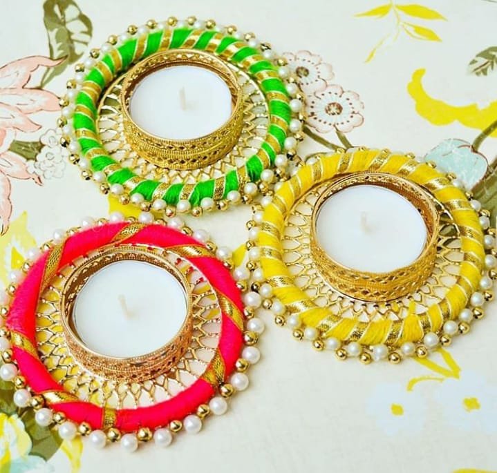 Decorative Bangle Tealight Set